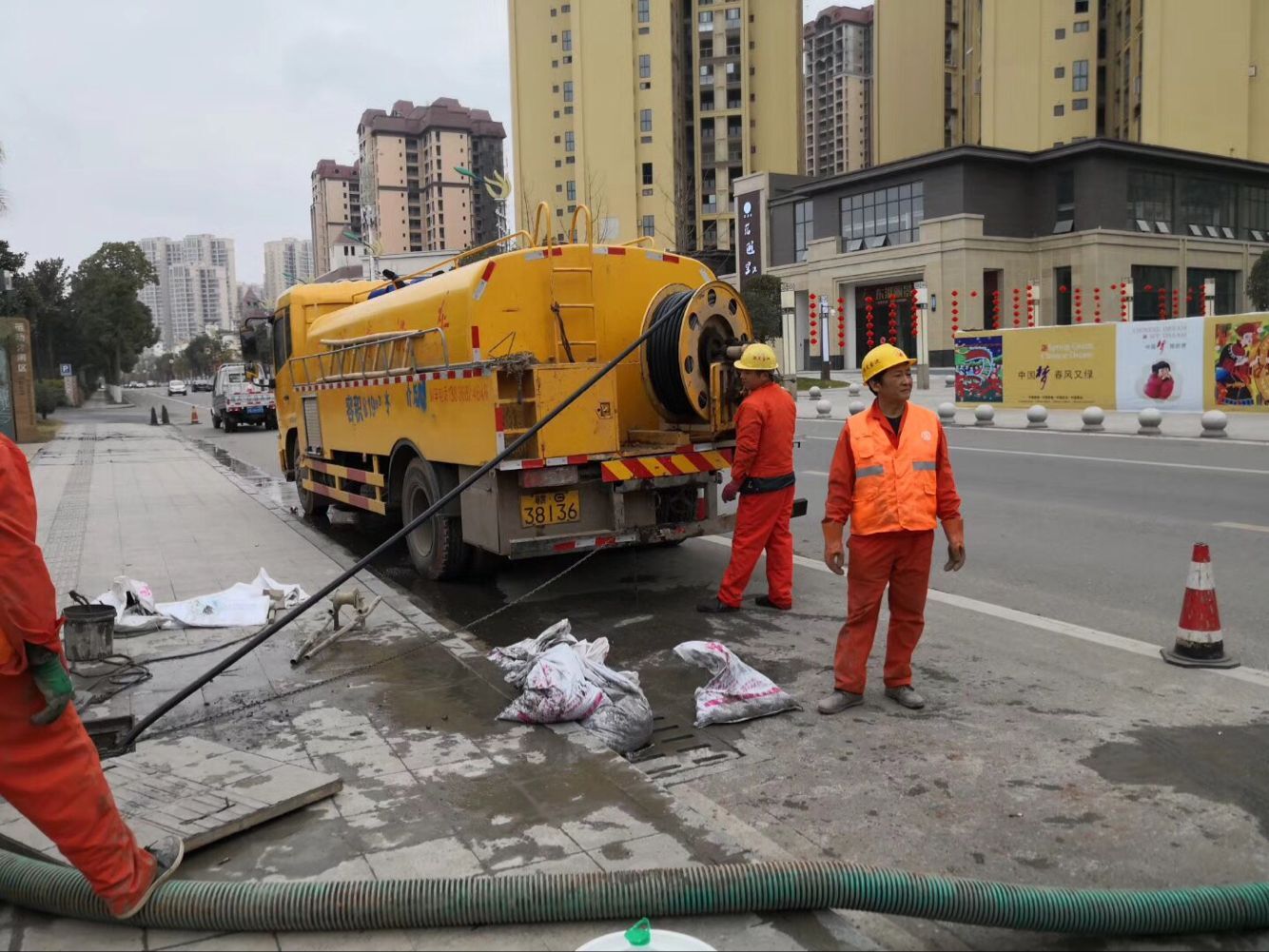 涿州排污管道清淤-管道清洗
